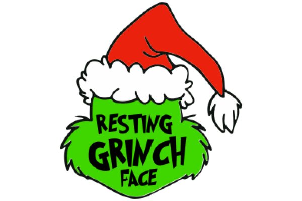 Resting Grinch Face: A Playful and Festive Design