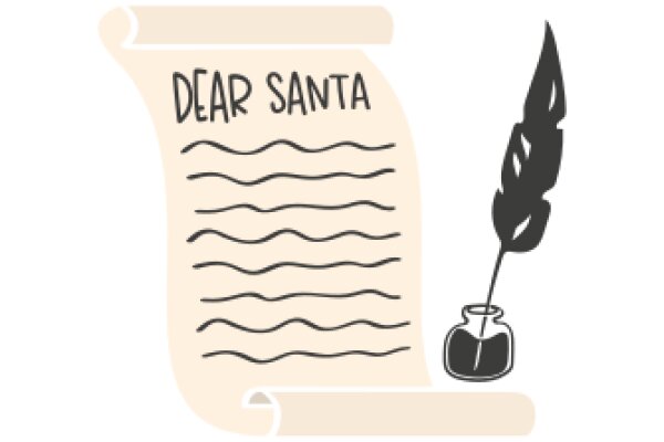 A Handwritten Letter to Santa Claus