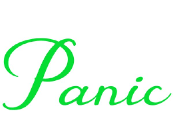 A Simple, Green Logo for a Brand Called 'Panic'