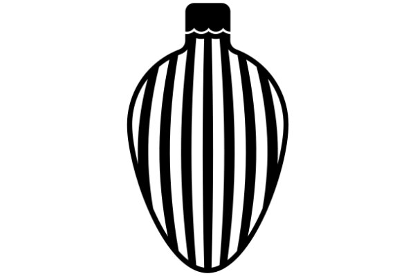 Striped Bottle Icon: A Simple yet Stylish Design