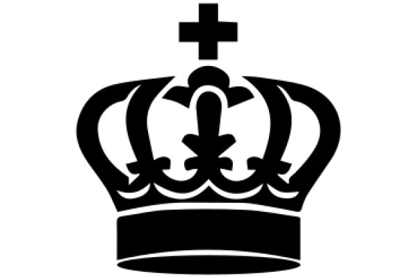 A Monochrome Crown Icon