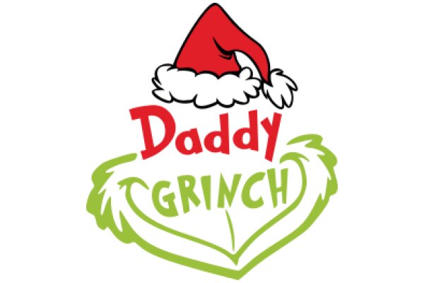 A Festive Logo for 'Daddy Grinch' with a Holiday Twist