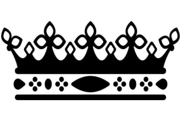 Stylized Crown and Scepter Icon