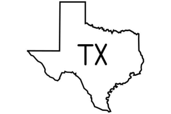 Simplified Texas State Outline