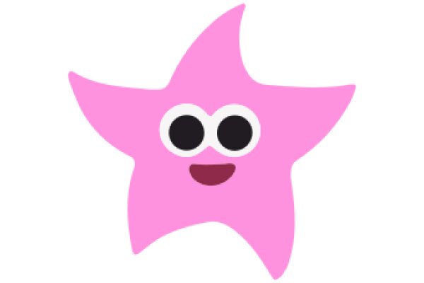 A Pink Star with a Smile