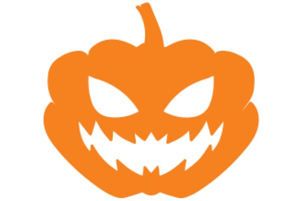 Vibrant Orange Halloween Pumpkin Emoji