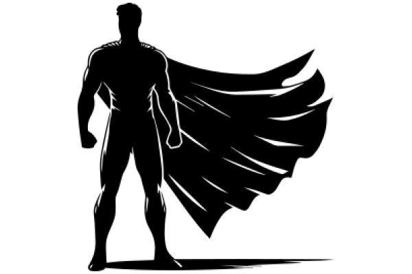 Superhero Silhouette: A Symbol of Strength and Courage