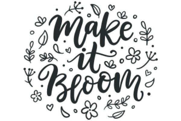 Make It Bloom: A Floral-Inspired Affirmation