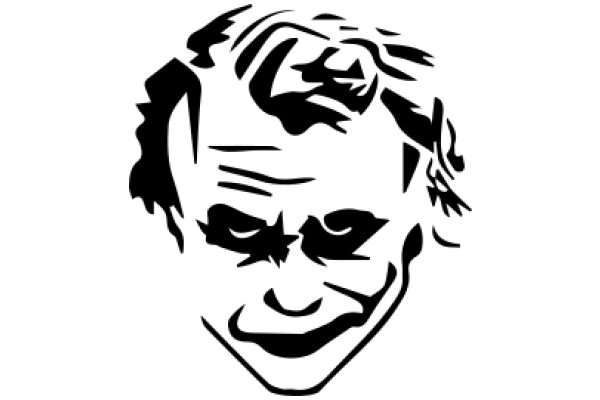 The Joker's Smile: A Silhouette