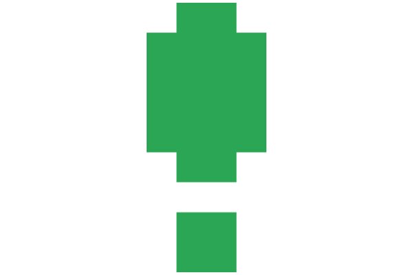 Simplistic Green Cross Symbol