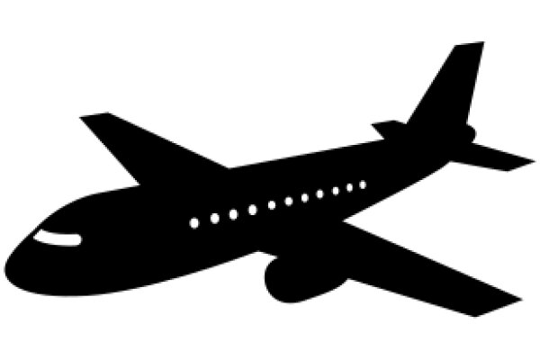 A Sleek Silhouette of an Airplane