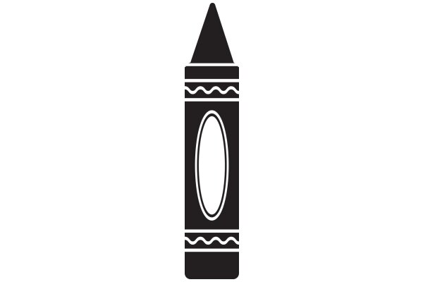 A Stylized Icon of a Cone-Shaped Structure with a Circular Design on Top