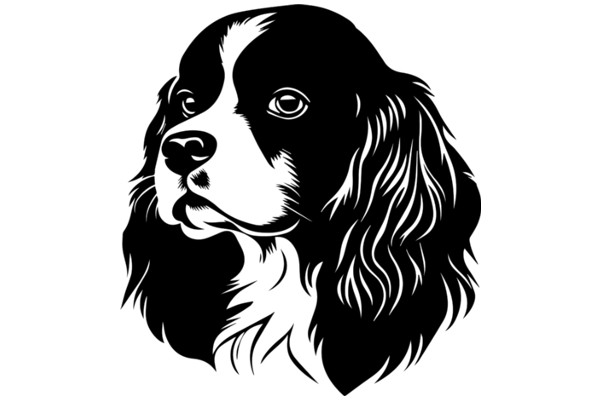 A Portrait of a Cocker Spaniel