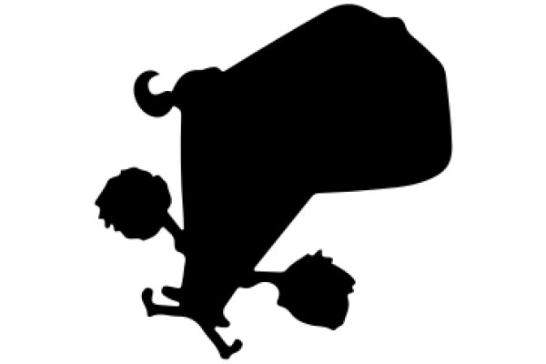 Silhouette of a Cartoon Character