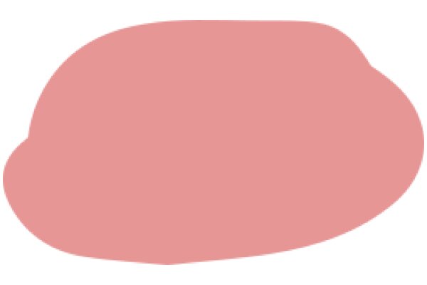 A Soft Pink Oval