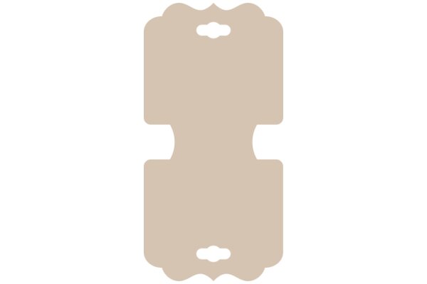 A Simple, Solid Beige Shape