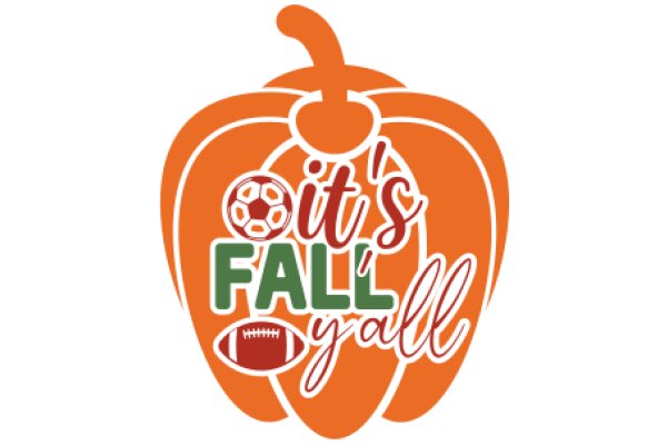 Autumn's Fall: A Football-Loving Apple's Seasonal Celebration