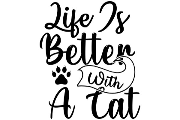 Life's Better with a Cat: A Playful Take on Feline Companionship