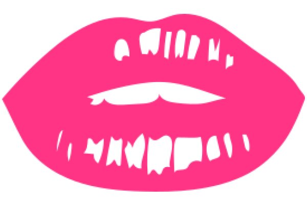 A Playful Pink Lipstick Logo