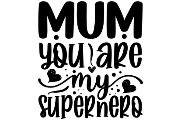 Mom, You Are My Superhero