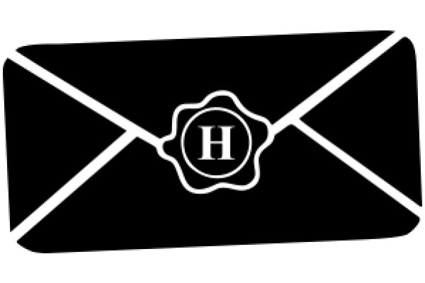 A Stylish Envelope with a Monogrammed 'H' Design