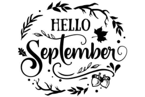 September Greeting with a Touch of Autumn Charm