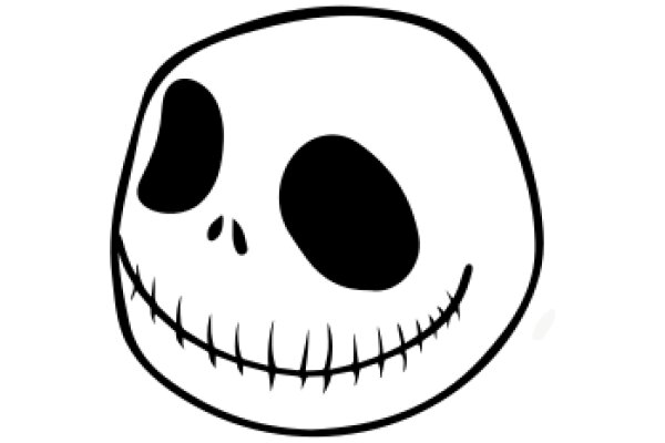 Simplistic Drawing of a Smiling Jack-o-Lantern