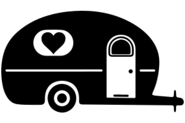 AHeart-Shaped Car with a Door and Wheel