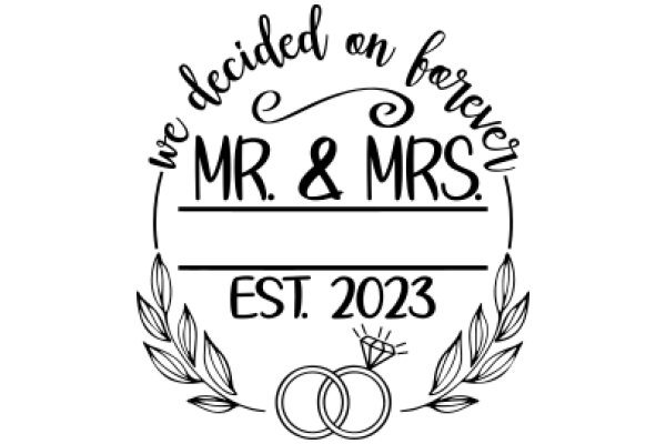 A 2023 Wedding Announcement: Mr. & Mrs. Est. 2023