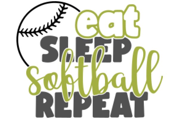 Eat, Sleep, Softball Repeat: A Graphic Design for a Sports Team