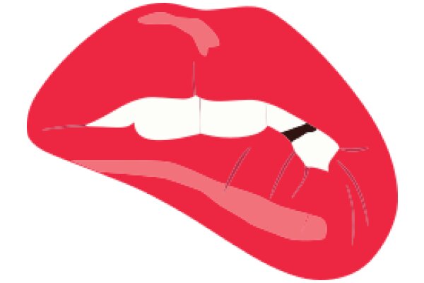 A Close-Up of a Red Lipstick Advertisement