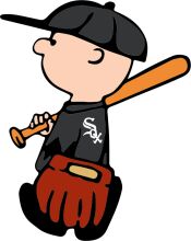 A Cartoon Character with a Baseball Bat and Glove