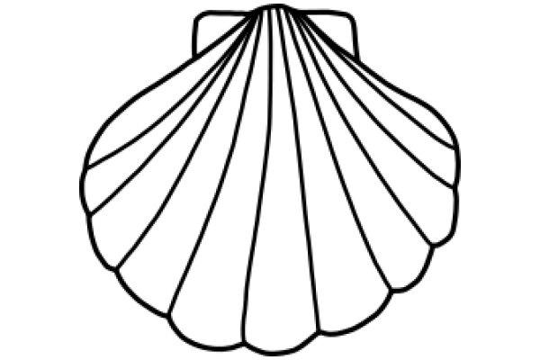 Stylized Illustration of a Shell