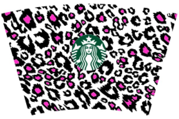 Starbucks Cup with Leopard Print Design