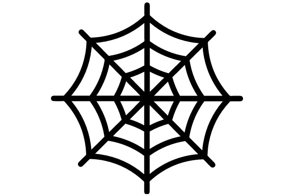 Simplistic Spider Web Icon