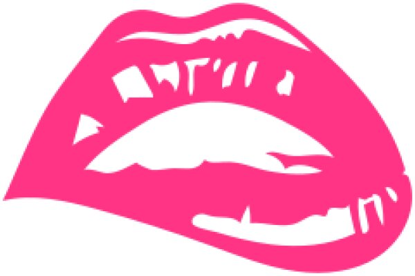 Vivid Pink Lip Art