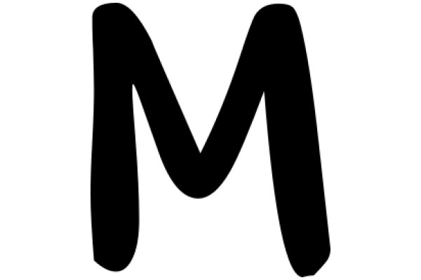 Pixilated Letter M: A Digital Artwork