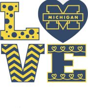 Michigan Love: A Graphic Display of Affection for the University of Michigan