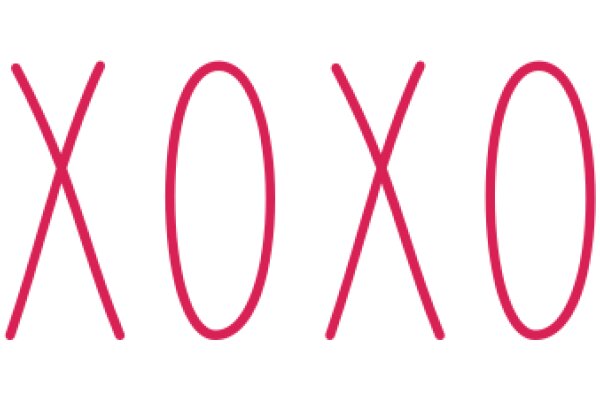 Simplistic Pink XO Logo