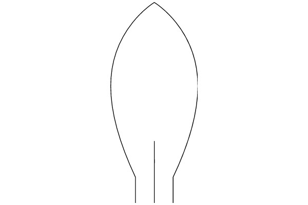 Simplified Line Art of a Balloon