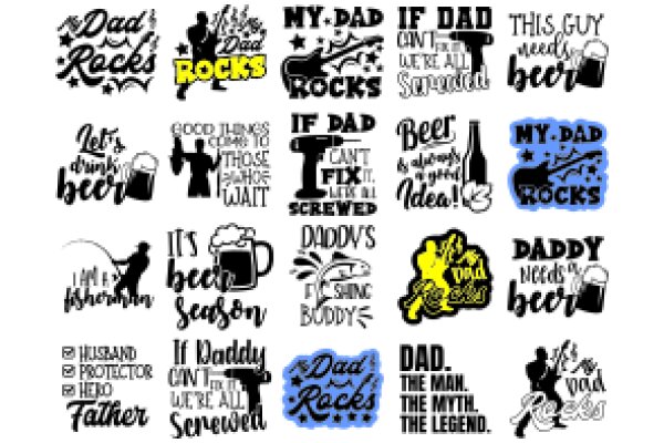 A Collection of Humorous Dad-Themed Quotes and Signs