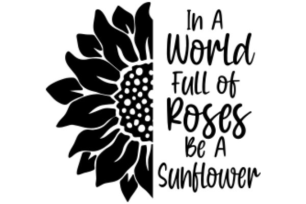 In a World Full of Roses, Be a Sunflower