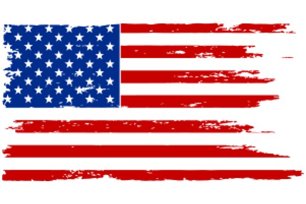 United States Flag with Distressed Effect