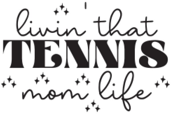 Living the Tennis Life: A Graphic Design Showcasing the Passion for Tennis