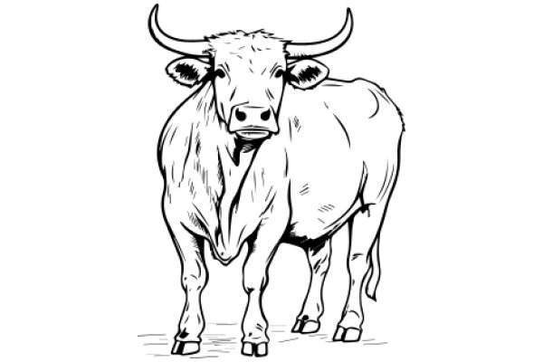 A Classic Illustration of a Bull