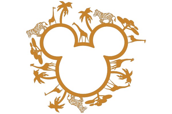 Whimsical Disney-Inspired Silhouette Art