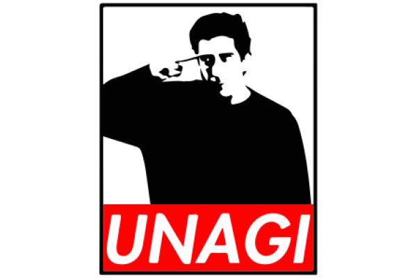 UNAGI: A Silhouette of a Man Pointing