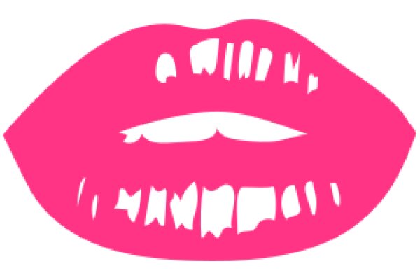 A Whimsical Pink Lipstick Logo