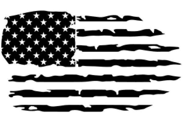 United States Flag Silhouette