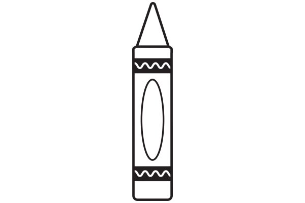 Simplistic Icon of a Cone-Shaped Box with a Circle Inside